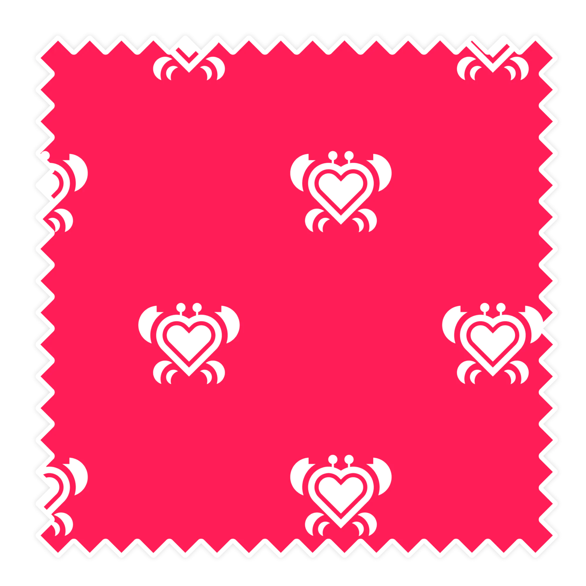 Nachhaltige Badehose aus recyceltem Material – Muster Crabby Crab von Noah*s Ocean.