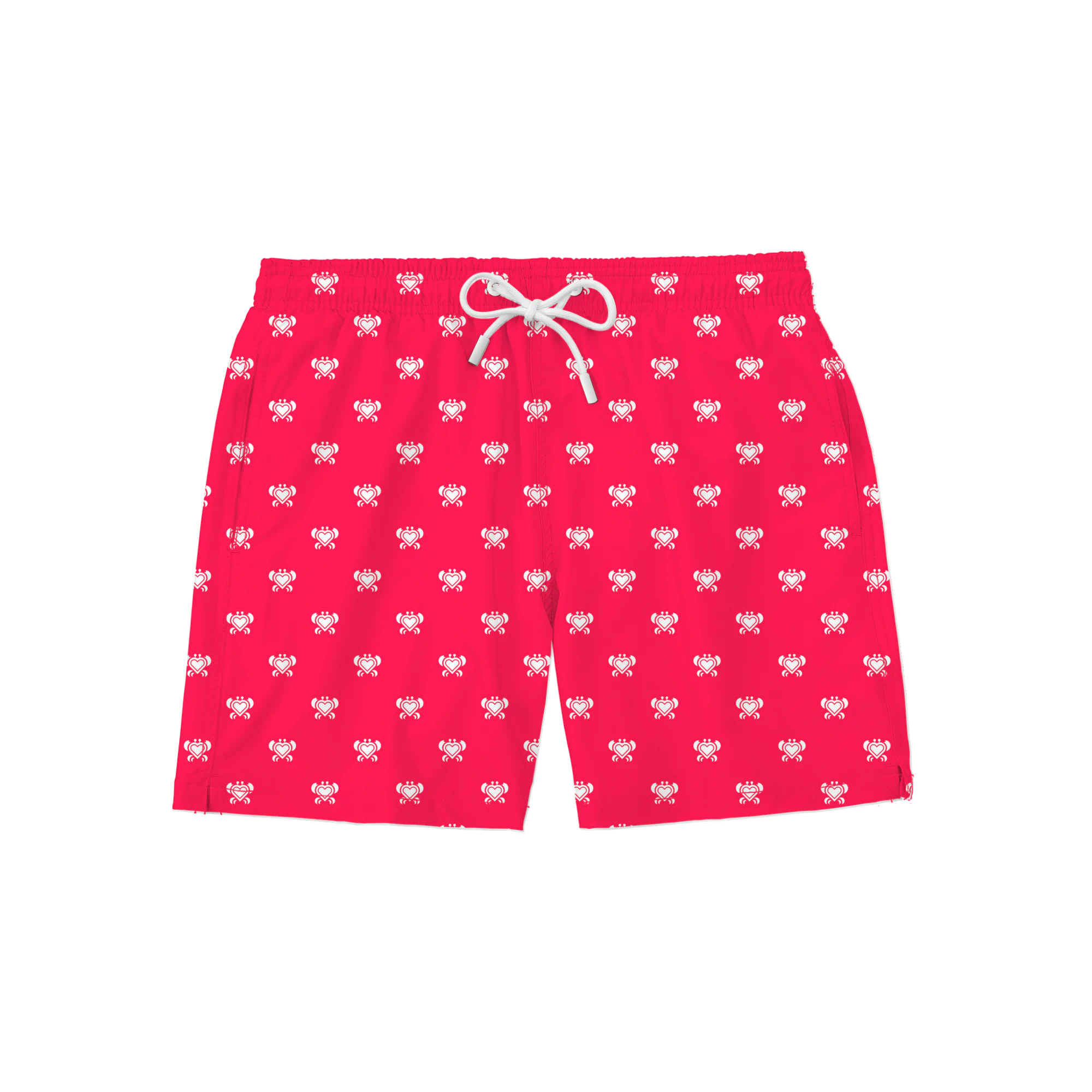 Nachhaltige Kinder-Badehose aus recyceltem Material – Modell Crabby Crab von Noah*s Ocean.