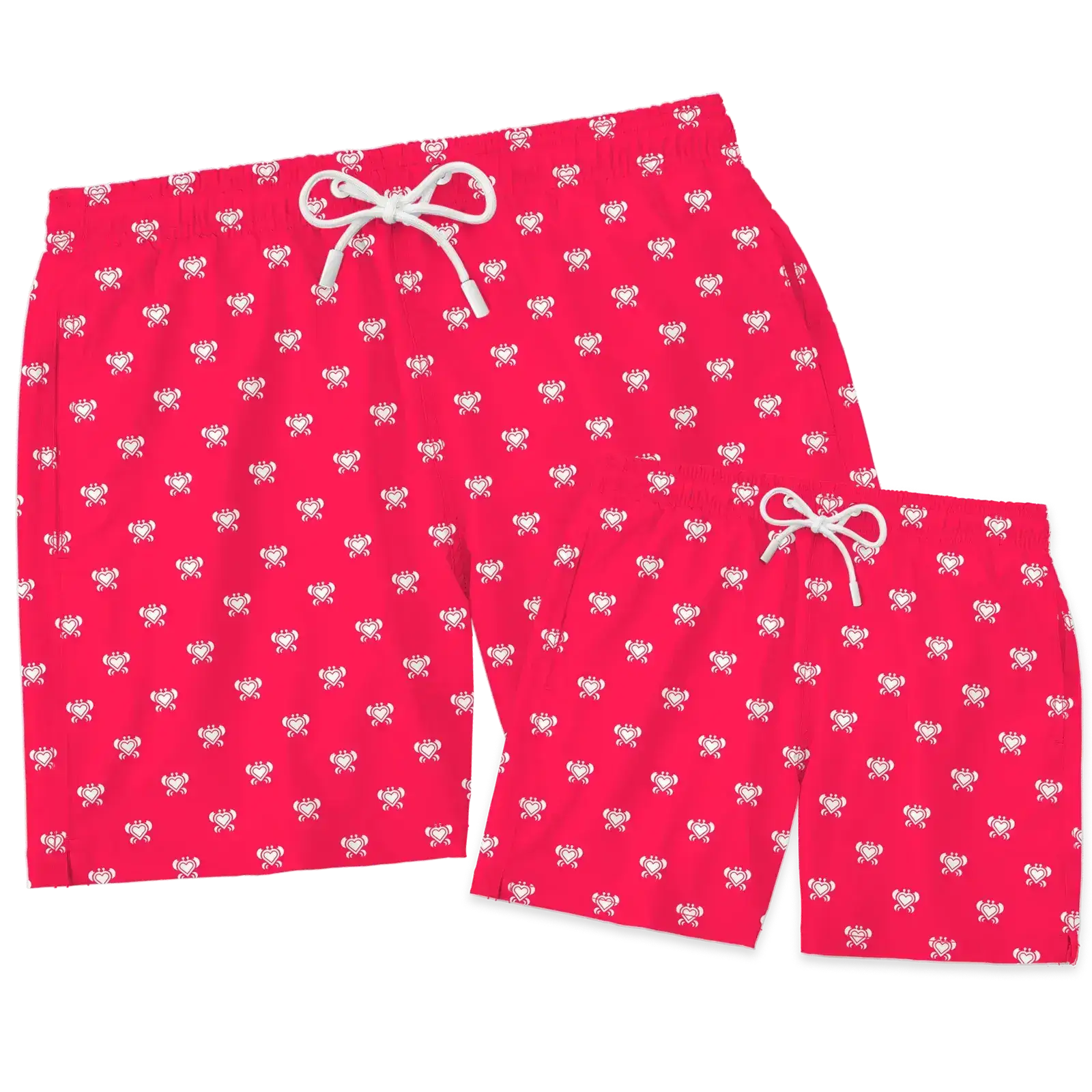 Crabby Crab Papa und Sohn Badehosen Bundle