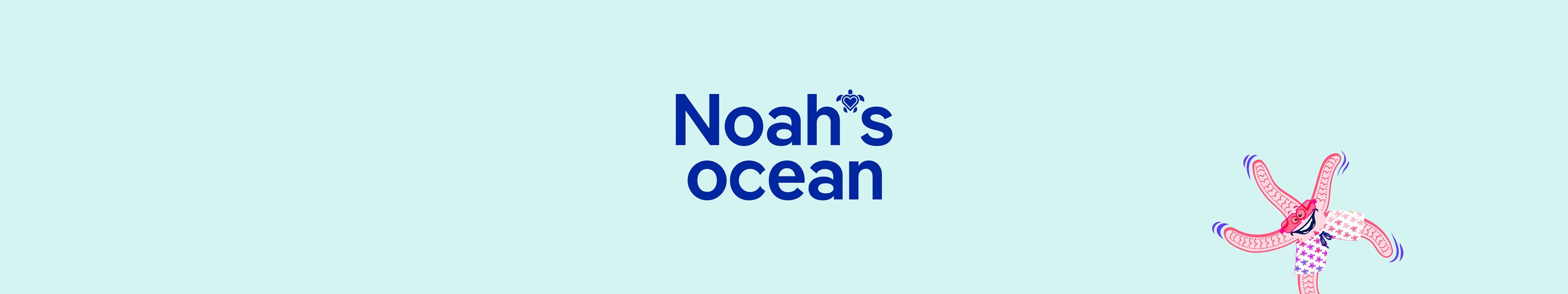 Noah*s Ocean – Eco-friendly Swimwear Brand aus der Schweiz. Nachhaltige Badehosen aus recyceltem Material, handgefertigt in Europa. Das Logo mit Herz-Schildkröte und Seestern steht für Stil, Qualität und Verantwortung.