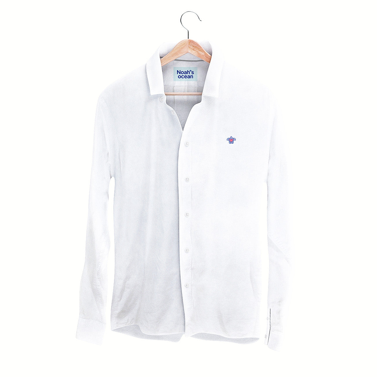 Linen Shirt White Clouds