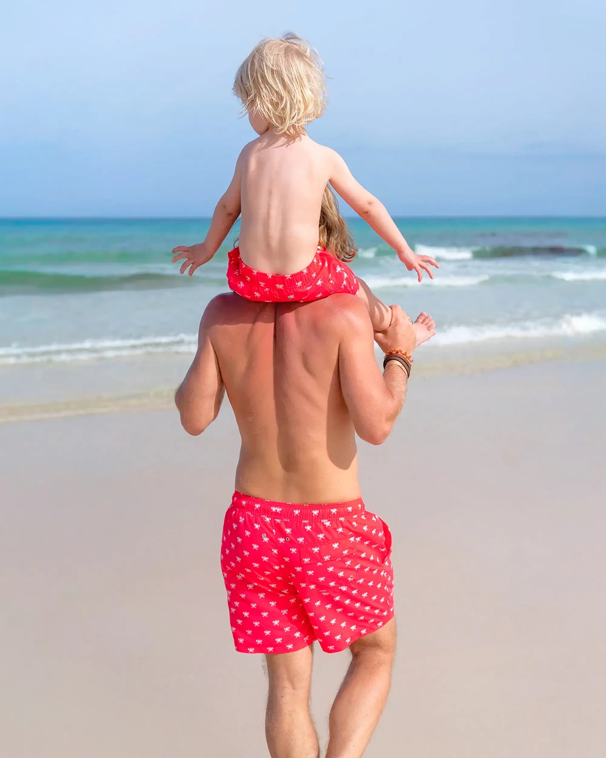 Crabby Crab Papa und Sohn Badehosen Bundle