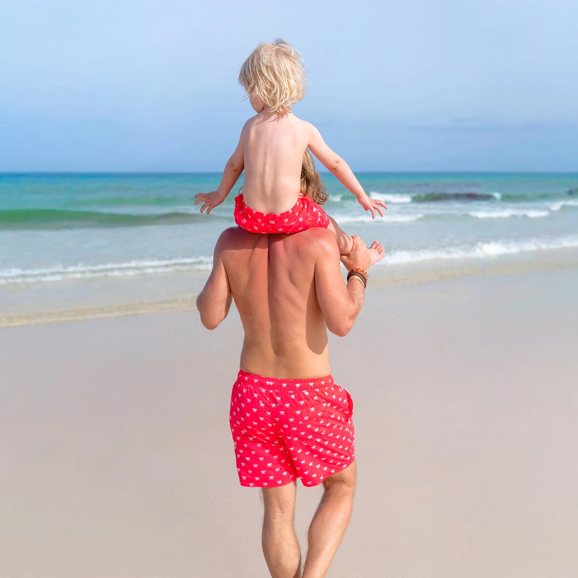 Crabby Crab Papa und Sohn Badehosen Bundle